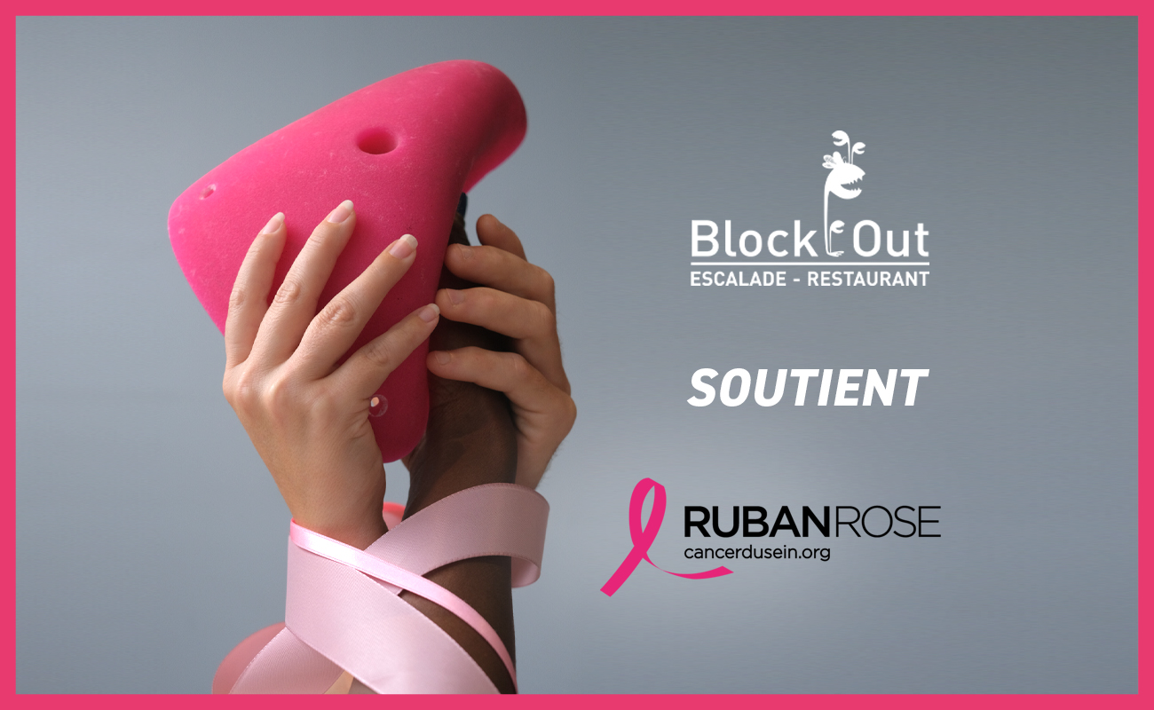 Block'Out x Ruban rose : luttons contre le cancer du sein ! 